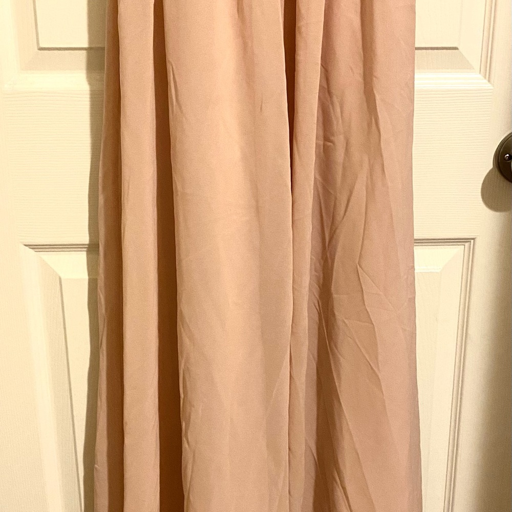 Pink chiffon dress